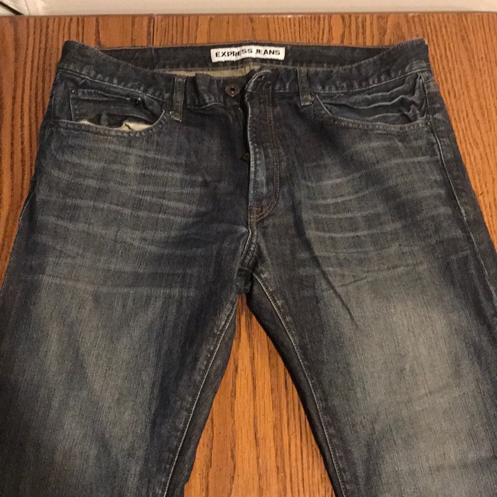 Express Men’s Slim Fit Rocco Boot Cut Jeans